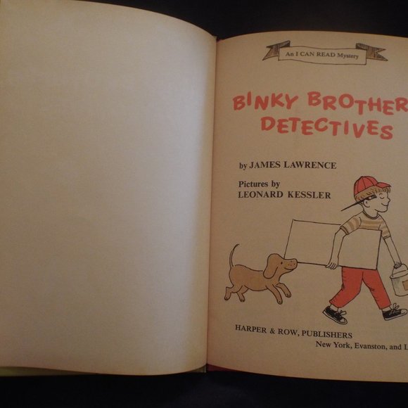 Vintage 1968 Binky Brothers, Detectives H/C Book by James Lawrence - Picture 3 of 4